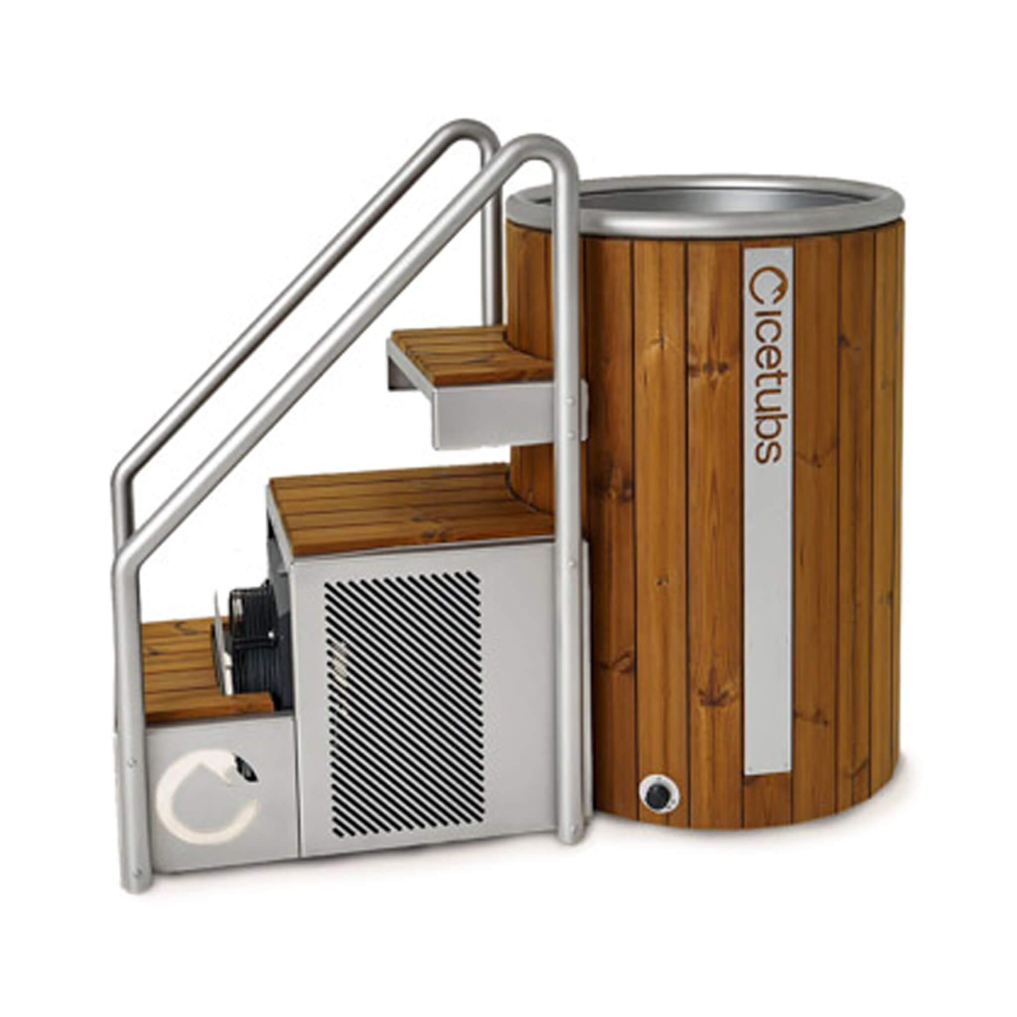 Icetubs IceBarrel Thermowood And Fiberglass Cold Plunge Immersion Tub