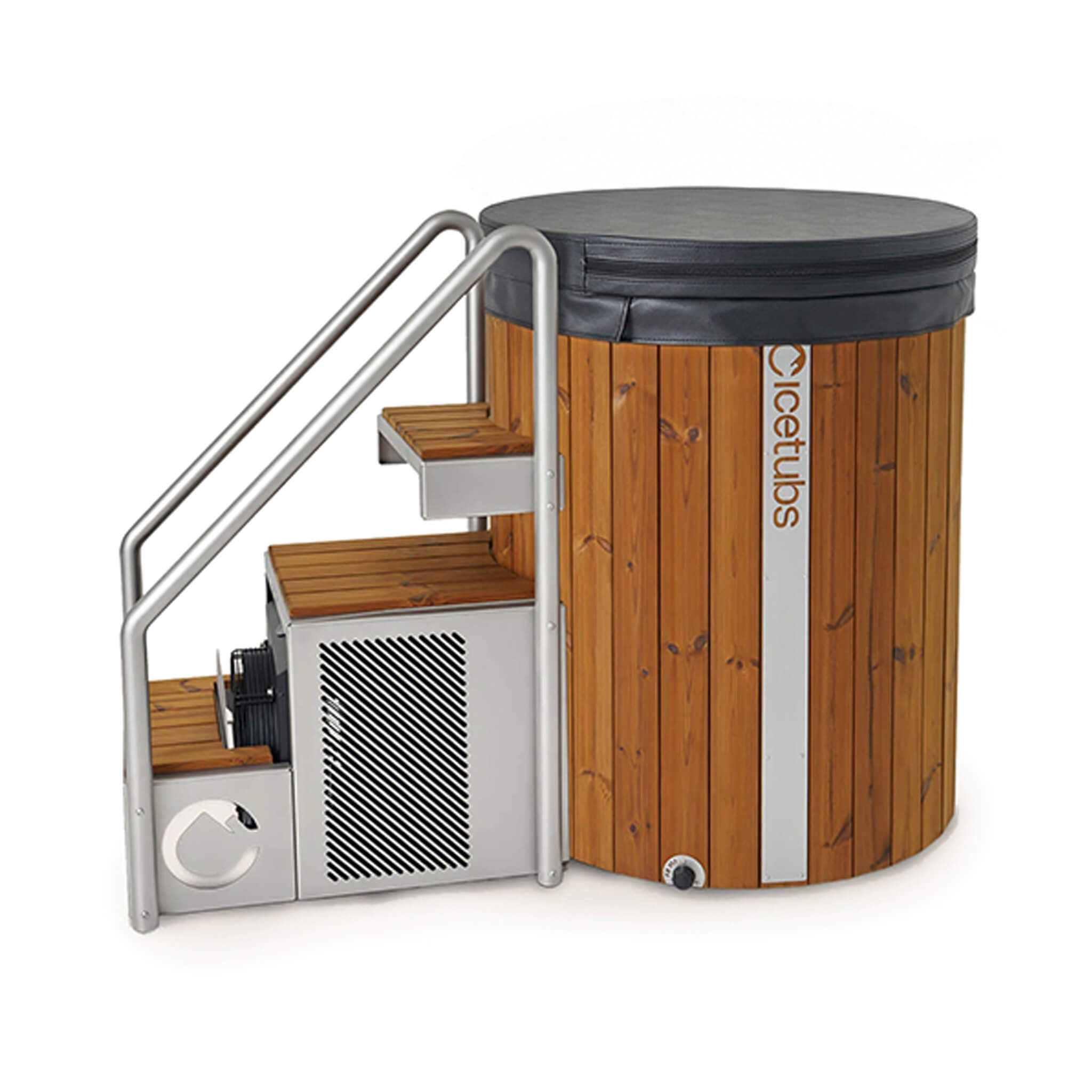 Ice Barrel XL Thermowood and Fiberglass Cold Plunge Immersion Tub