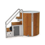 Ice Barrel XL Thermowood and Fiberglass Cold Plunge Immersion Tub