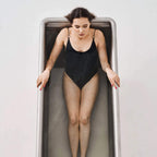 Thermowood and Stainless-Steel Cold Therapy Immersion Bath