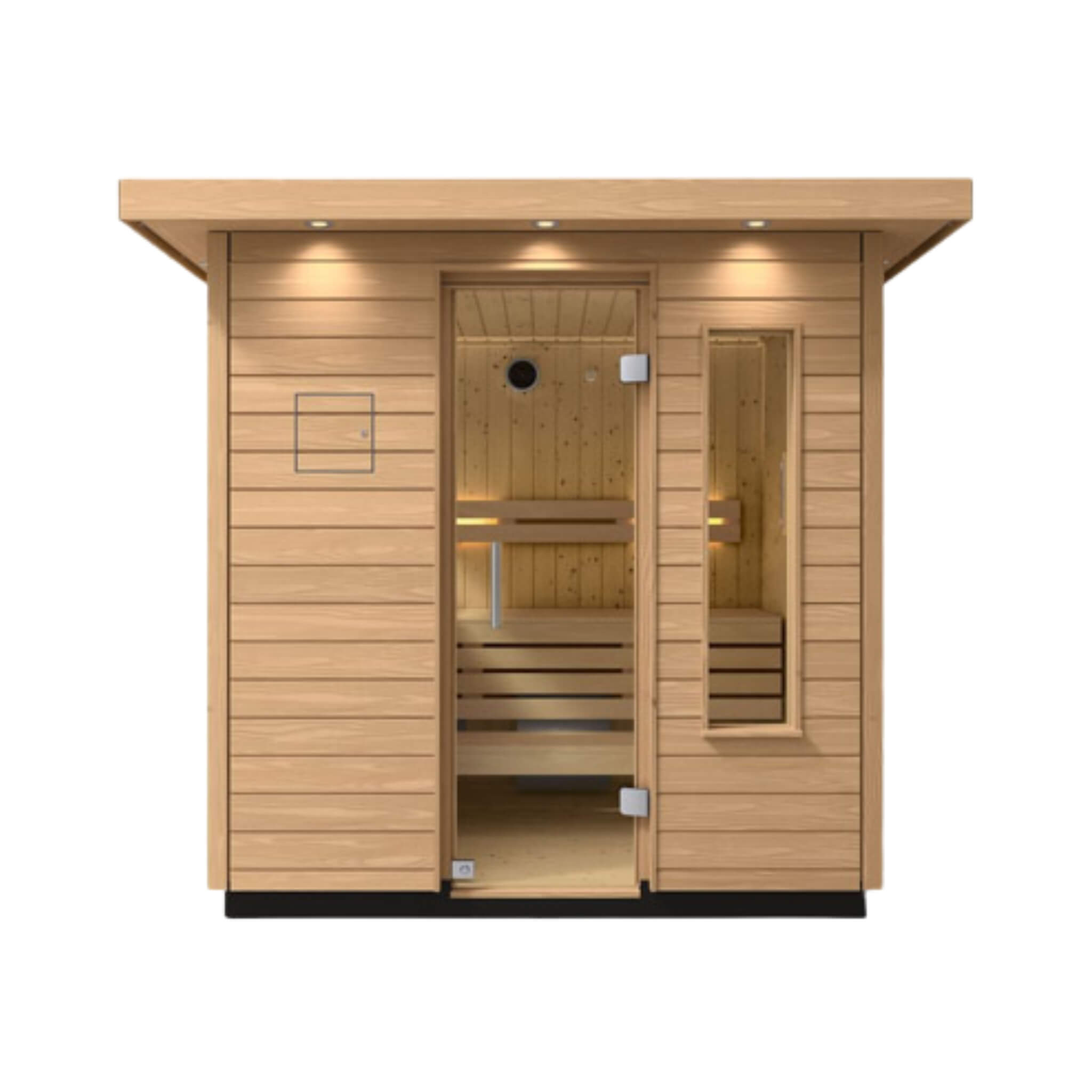 Outdoor Douglas Fir Scandinavian Spruce Sauna Kit