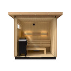 Outdoor Douglas Fir Scandinavian Spruce Sauna Kit