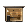 Outdoor Weathered Gray Spruce Sauna Kit
