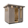 Outdoor Weathered Gray Spruce Sauna Kit