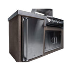 7FT Straight BBQ Island