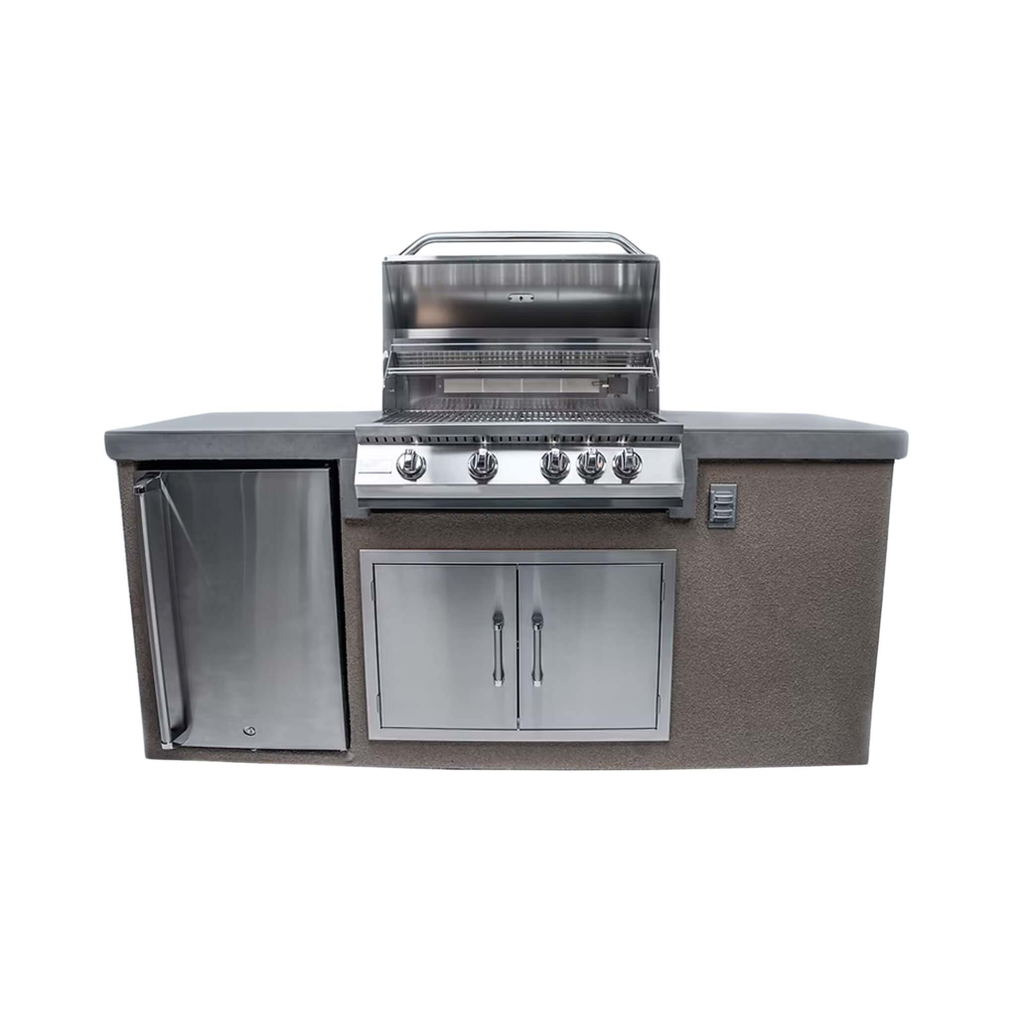 7FT Straight BBQ Island
