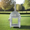 Premium 32-Inch Stainless Steel Dual Fuel Gas Or Wood Fired Pizza Oven