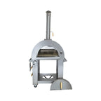 Premium 32-Inch Stainless Steel Dual Fuel Gas Or Wood Fired Pizza Oven