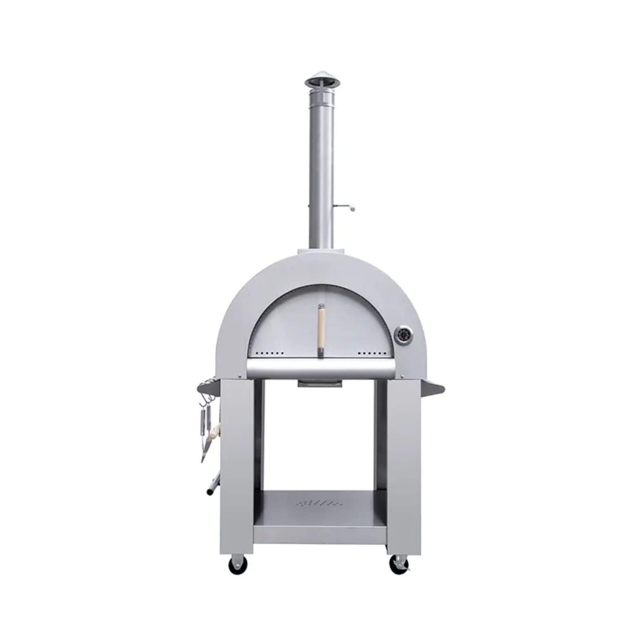 Premium 32-Inch Stainless Steel Wood Fired Pizza Oven [KO-PIZZAOVEN]