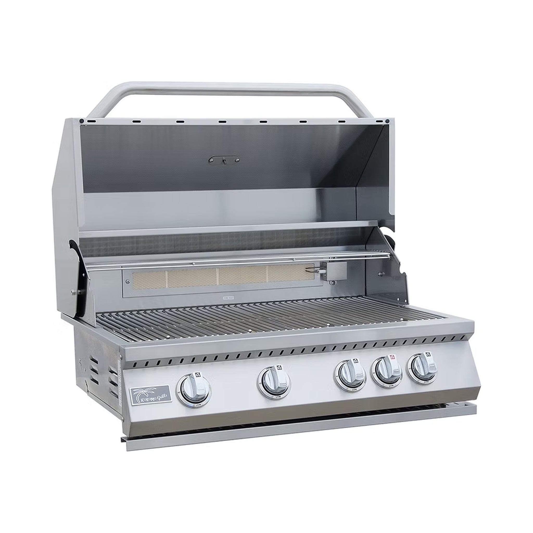 St.John 7FT BBQ Island With LEDs, Built-In BBQ And Refrigerator