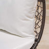 Large 2-Person Abigal Outdoor Wicker Daybed with Aluminum Frame and Cushions