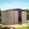 8 X 10 FT  Large Heavy-Duty Outdoor Metal Garden Tools Storage Utility Shed W/ Lockable Door