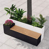 Large Outdoor All-Weather Commercial Flower Box Potting Bench - available in 3 sizes