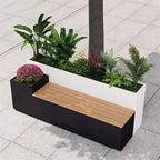 Large Outdoor All-Weather Commercial Flower Box Potting Bench - available in 3 sizes