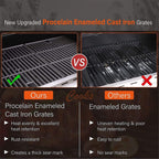 Large Outdoor 42K BTU BBQ Stainless Steel Propane Gas Grill With 4 Burners