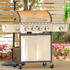 Large Outdoor 42K BTU BBQ Stainless Steel Propane Gas Grill With 4 Burners