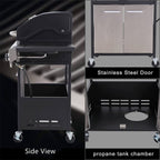 Large Outdoor 42K BTU BBQ Stainless Steel Propane Gas Grill With 4 Burners