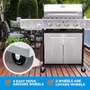 Large Outdoor 42K BTU BBQ Stainless Steel Propane Gas Grill With 4 Burners