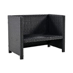 Quadrilateral Spa Surround Rattan Sectional Sofa