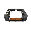Quadrilateral Spa Surround Rattan Sectional Sofa