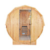 The Ignite Large Premium American White Oak Outdoor Wooden Barrel Sauna With 4.5KW Sauna Heater
