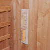 The Ignite Large Premium American White Oak Outdoor Wooden Barrel Sauna With 4.5KW Sauna Heater