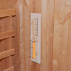 The Ignite Large Premium American White Oak Outdoor Wooden Barrel Sauna With 4.5KW Sauna Heater