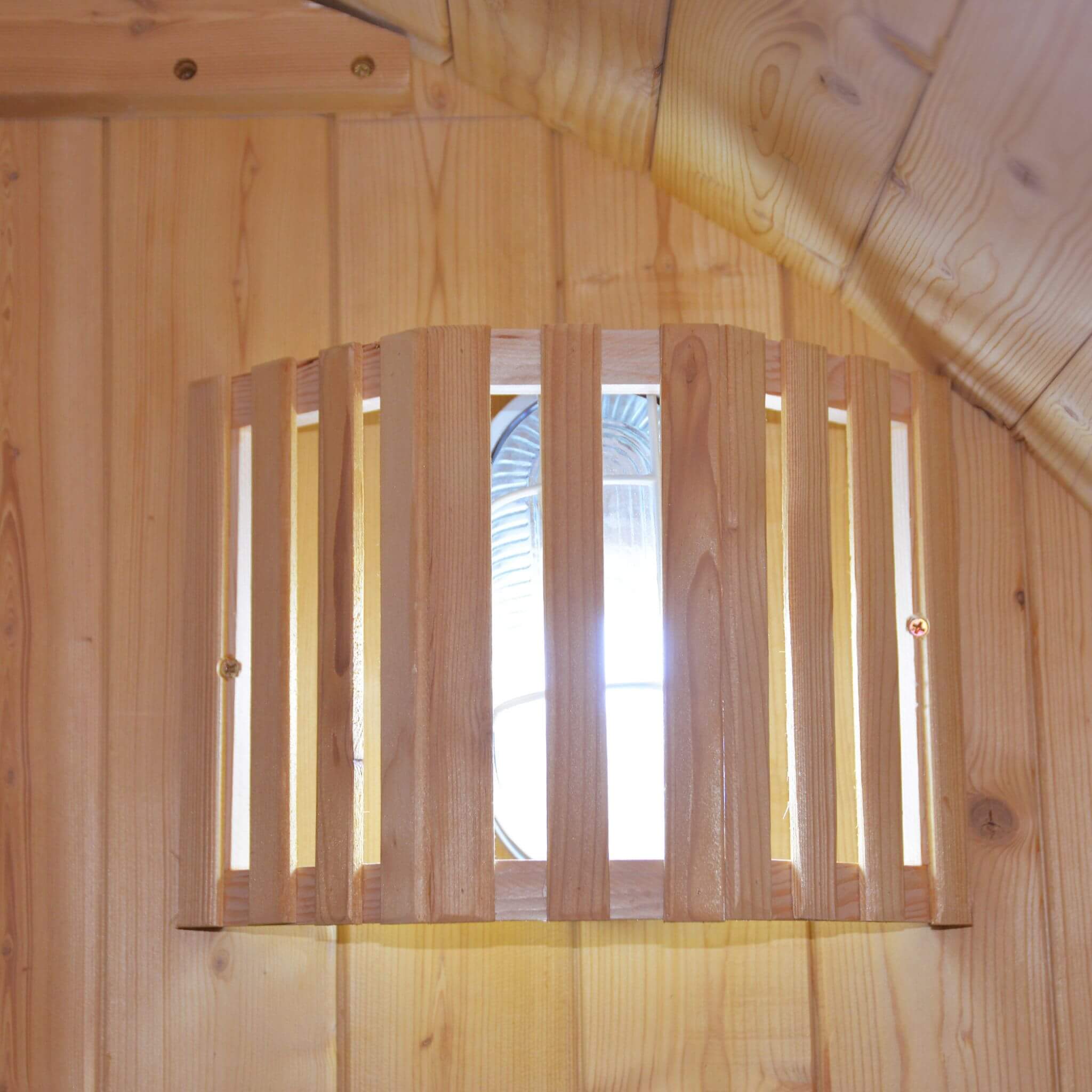 The Ignite Large Premium American White Oak Outdoor Wooden Barrel Sauna With 4.5KW Sauna Heater