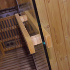 The Ignite Large Premium American White Oak Outdoor Wooden Barrel Sauna With 4.5KW Sauna Heater