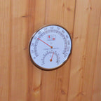 The Ignite Large Premium American White Oak Outdoor Wooden Barrel Sauna With 4.5KW Sauna Heater