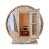 84-Inch 4-Person Canadian Timber Harmony Barrel Sauna  [CTC22W]
