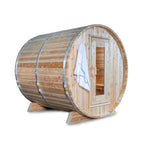 84-Inch 4-Person Canadian Timber Harmony Barrel Sauna  [CTC22W]