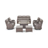 Luxury 8-Piece All-Weather Patio Furniture Set With Fire Pit Table