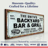 Backyard Bar & Grill Sign XXIV