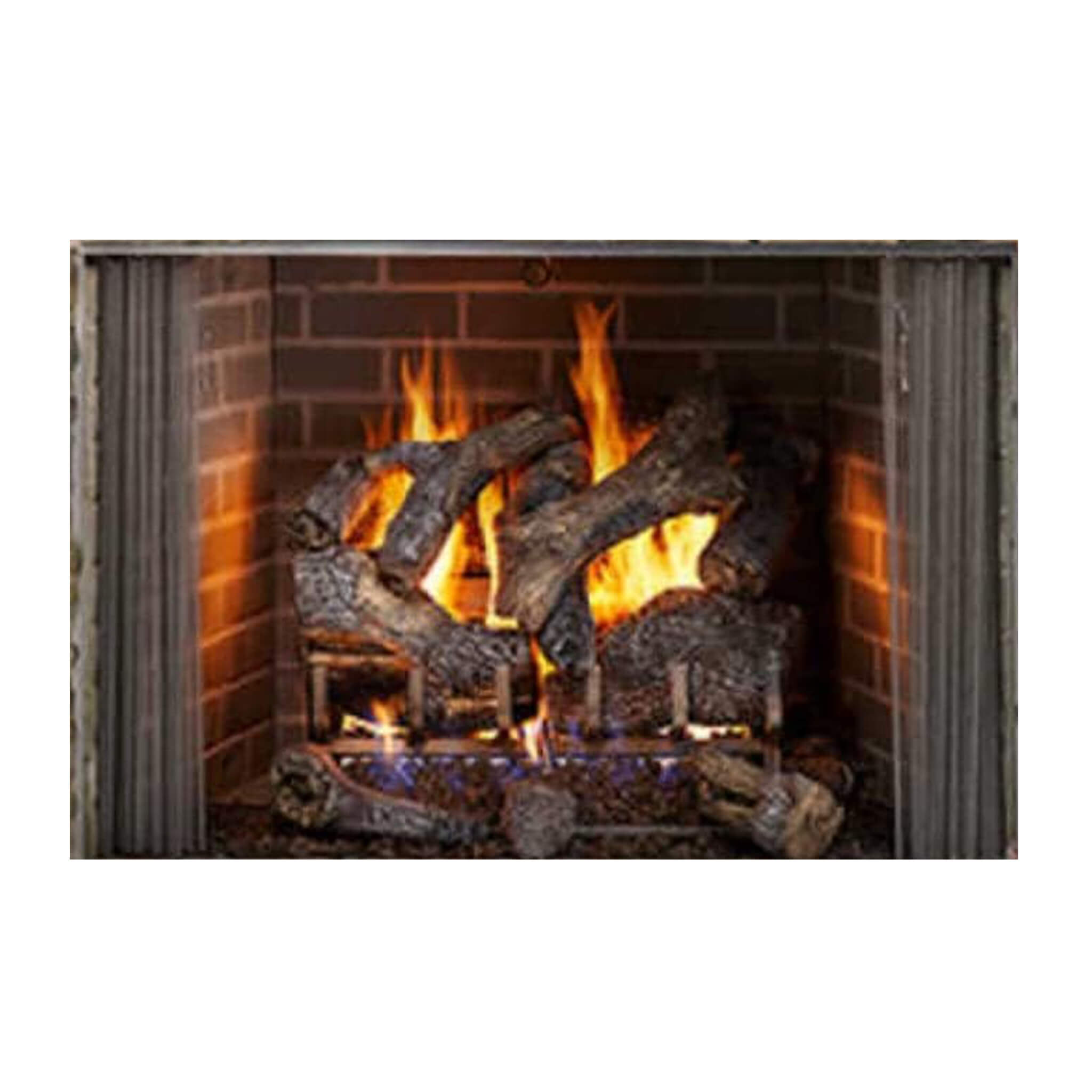 Cottagewood 42-Inch Gray Refractory Outdoor Wood-Burning Fireplace Insert  [ODCTGWD-42/H]