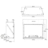 Courtyard 55K BTU 36-Inch Traditional Outdoor Natural Gas Fireplace (No Refractory) [ODCOUG-36NR]