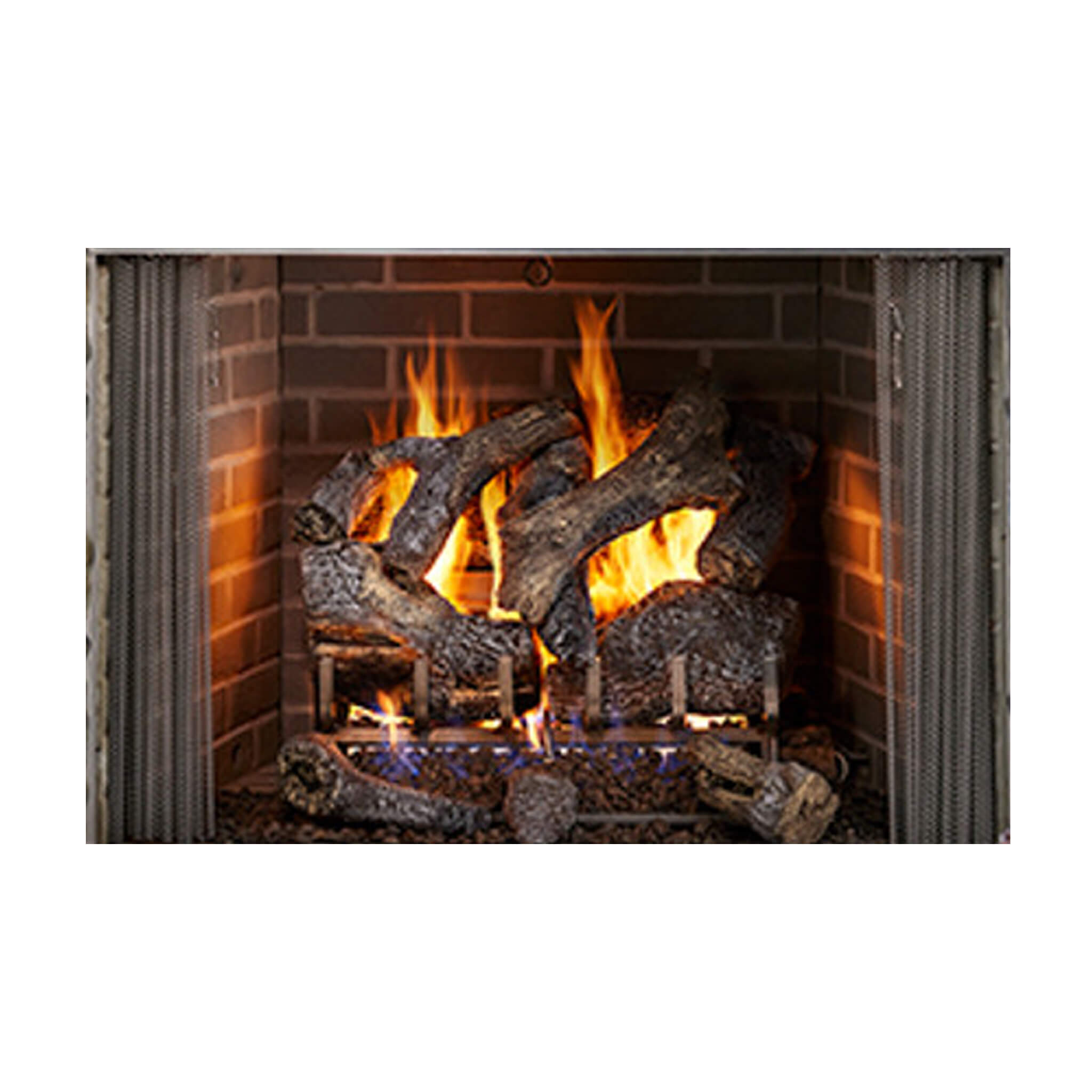 Castlewood 42-Inch Outdoor Wood Burning Fireplace [ODCASTLEWD-42-B]