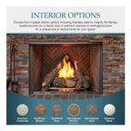 Courtyard 55K BTU 36-Inch Traditional Outdoor Natural Gas Fireplace (No Refractory) [ODCOUG-36NR]