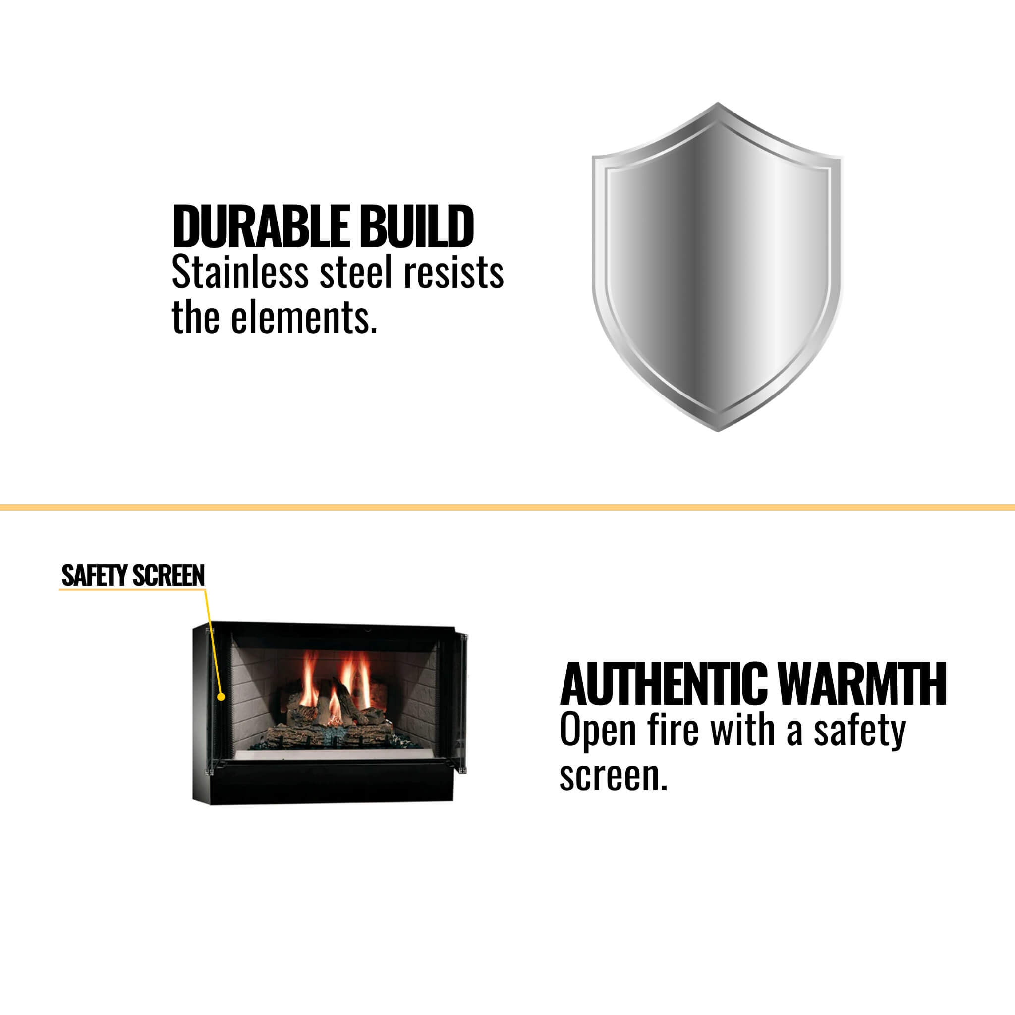 Sovereign 36-Inch Black Wood Burning Fireplace Insert [SA36R/C]