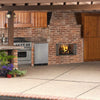 Villawood 42-Inch Traditional Refractory Outdoor Wood Burning Fireplace [ODVILLA-42T-B]