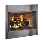 Villawood 42-Inch Traditional Refractory Outdoor Wood Burning Fireplace [ODVILLA-42T-B]
