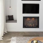 DelRay Square Full Load Direct Vent Natural Gas Fireplace Insert with Battery Backup [DRSQ34/38/42NI-2]