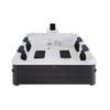 Oslo Supreme 6-Person 120 Jets Square Spa W/ LED Lights & Integrated App Control [F-OS063W]