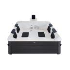 Oslo Supreme 6-Person 120 Jets Square Spa W/ LED Lights & Integrated App Control [F-OS063W]