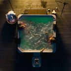 Oslo Supreme 6-Person 120 Jets Square Spa W/ LED Lights & Integrated App Control [F-OS063W]