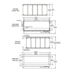 Napoleon Galaxy 48 50-Inch Outdoor Linear See-Thru Electronic Start Natural Gas Fireplace [GSS48STE] (SAK67432)