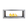 Napoleon Galaxy 48 50-Inch Outdoor Linear See-Thru Electronic Start Natural Gas Fireplace [GSS48STE] (SAK67432)