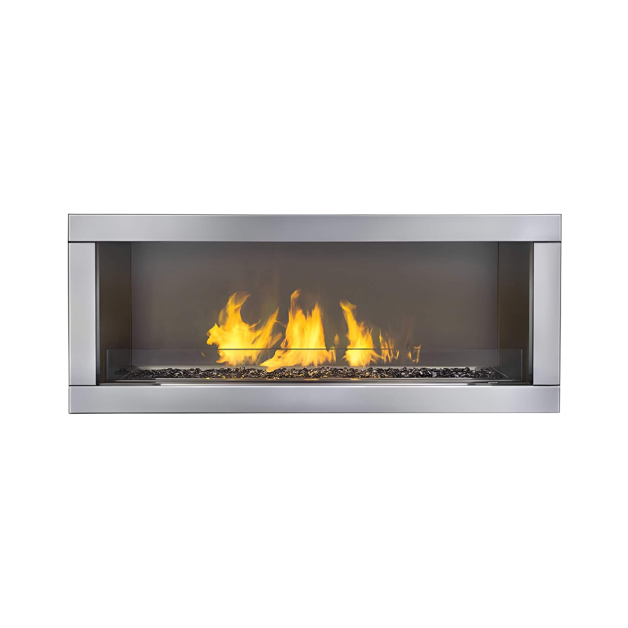 Galaxy 48-Inch Outdoor Linear Single-Sided Electronic Start Natural Gas Fireplace [GSS48E]