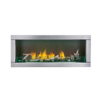 Galaxy 48-Inch Outdoor Linear Single-Sided Electronic Start Natural Gas Fireplace [GSS48E]
