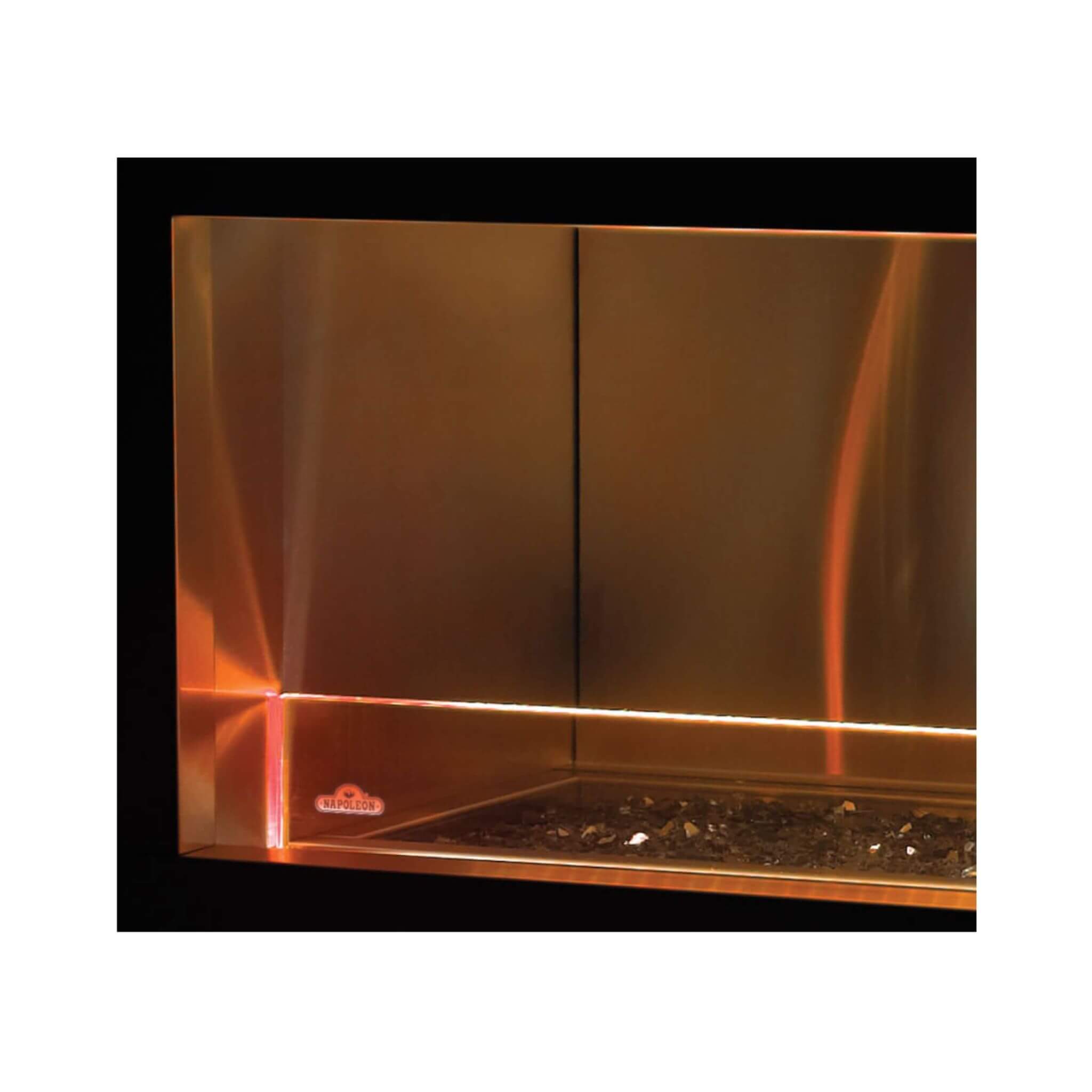Galaxy 48-Inch Outdoor Linear Single-Sided Electronic Start Natural Gas Fireplace [GSS48E]